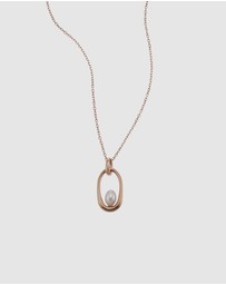 Skagen - Agnethe Rose Gold Tone Pendant Necklace