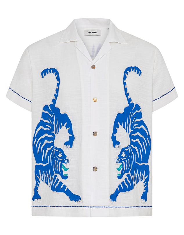 THE TALES - Crouching Tiger Cotton Shirt