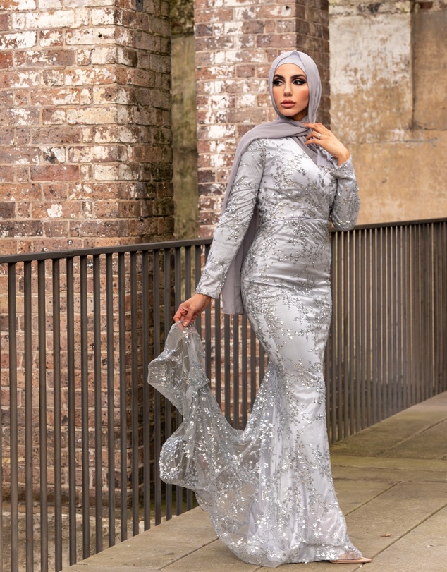 Veil of Faith - Mia Beaded Dress
