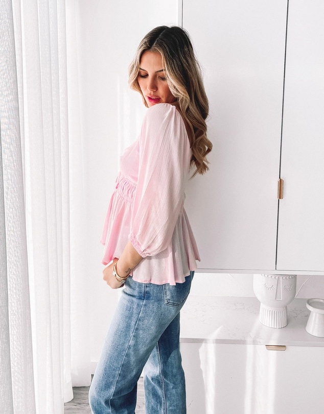 Esther & Co - Caroll Top - Pink