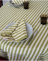 Mosey Me - Seersucker Stripe Napkin Set