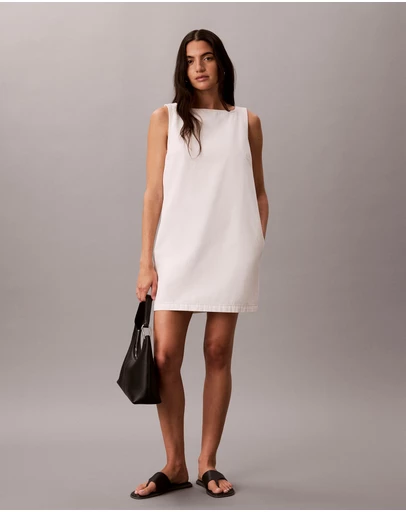 Calvin Klein Jeans - V-Neck Denim Shift Dress