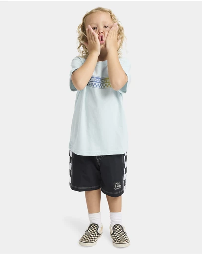 Quiksilver - Boys 2 to 7 Omni Check T-Shirt