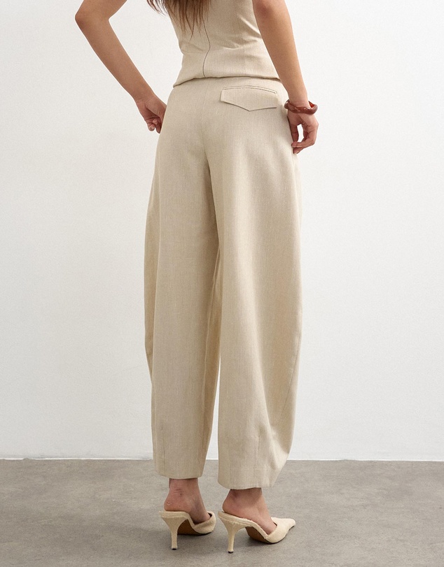 TOPSHOP - Sina Barrel Leg Trousers