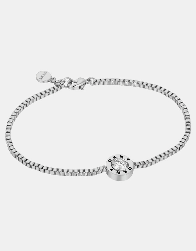DKNY - Essentials Silver 28mm Silver Dial Womens Watch + Silver Bracelet