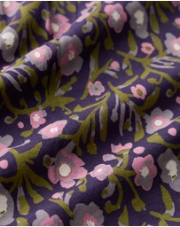 Seasalt - Seasalt Cornwall Purple Barnoon 3/4 Sleeve Jersey Top