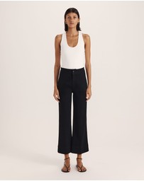 SABA - Ava Cropped Wide Leg Jean