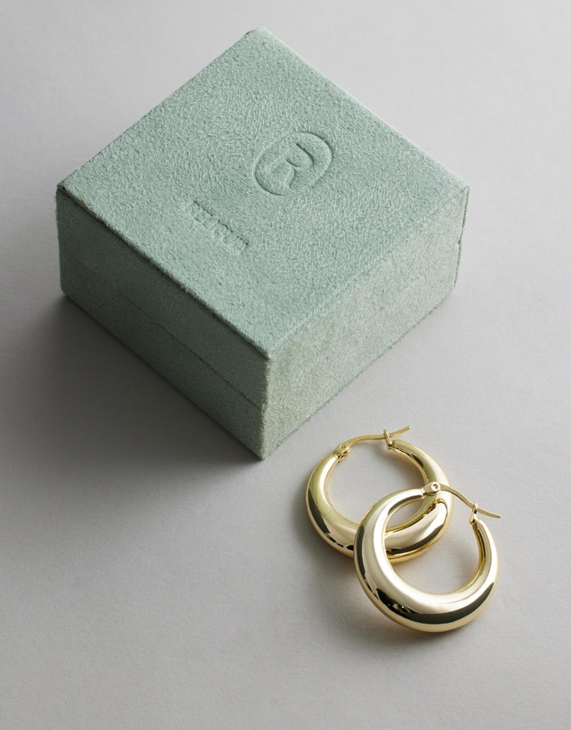 Reliquia Jewellery - Coralia Hoop Earrings