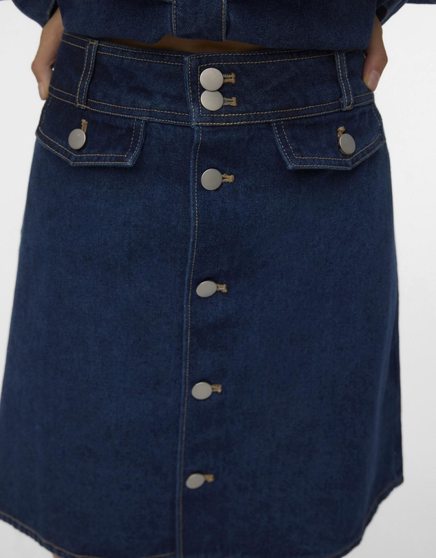 Vero Moda - Olka Denim Mini Skirt