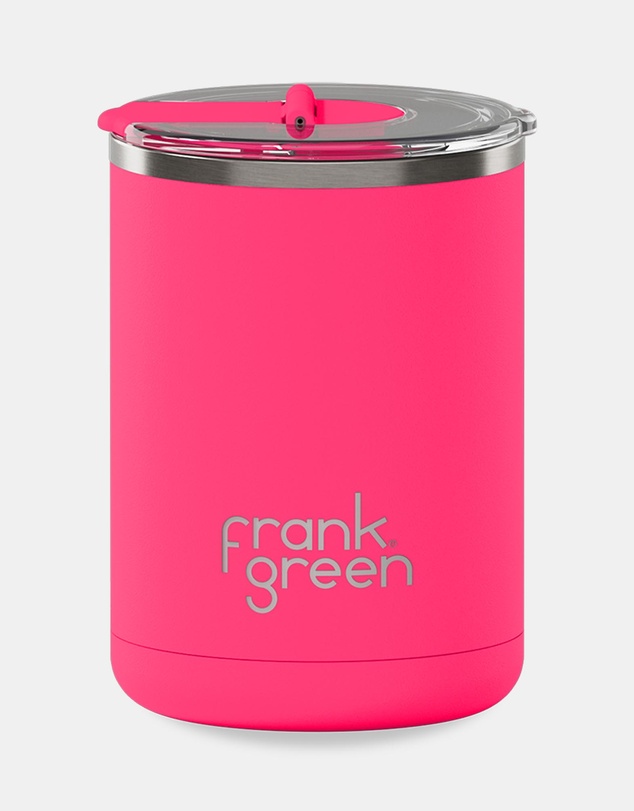 Frank Green - 12oz Stainless Steel Ceramic Cup With Hinged Lid