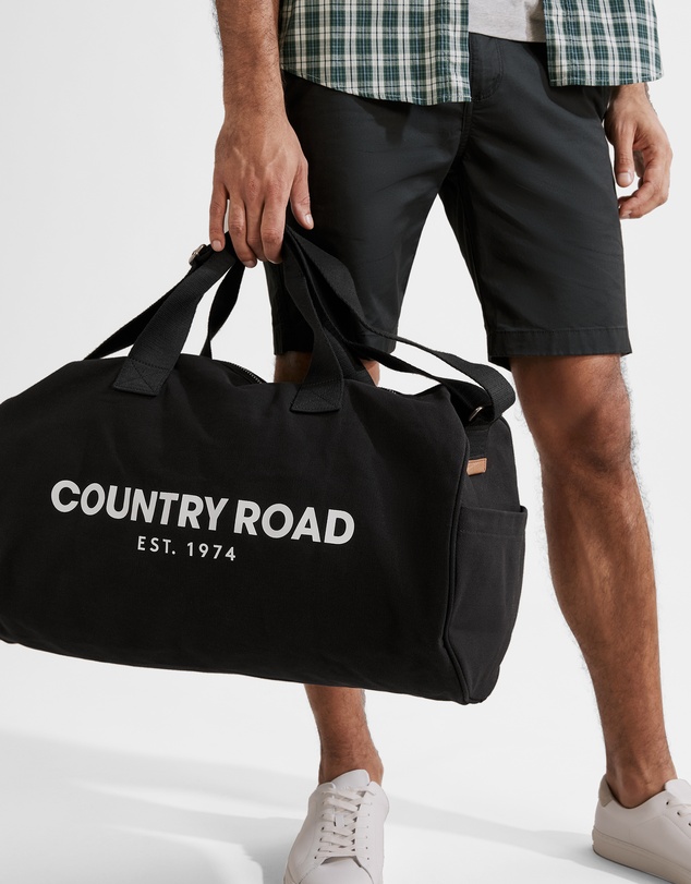Country Road - Organically Grown Cotton Modern Logo Duffle