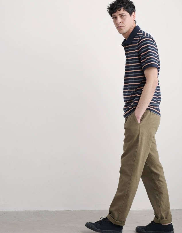 Seasalt - Seasalt Cornwall Multi Balefire Stripe Polo