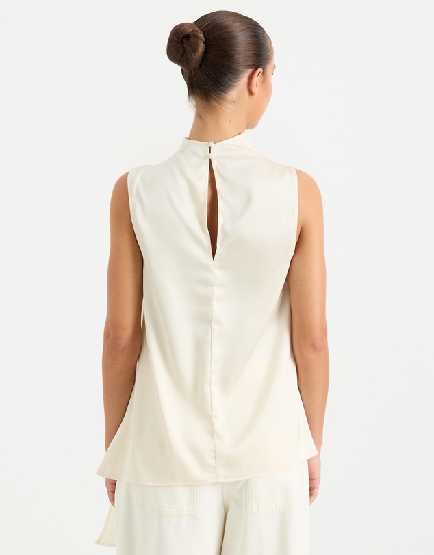 Calli - Ella Draped Satin Top