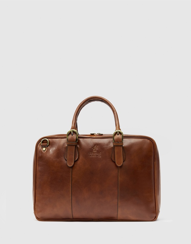 Republic of Florence - The Madrid Matt Brown Briefcase