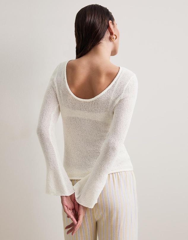 TALA - Beach Knit Long Sleeve Top