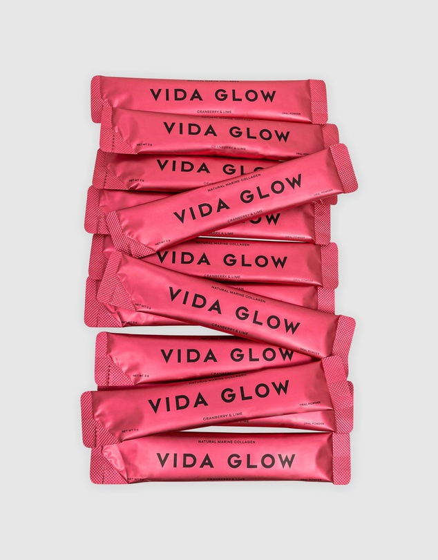 Vida Glow - Natural Marine Collagen Sachets Cranberry & Lime