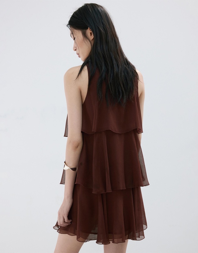 M.N.G - Short Ruffled Dress
