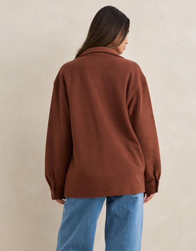Rhythm - Reverse Fleece Shacket