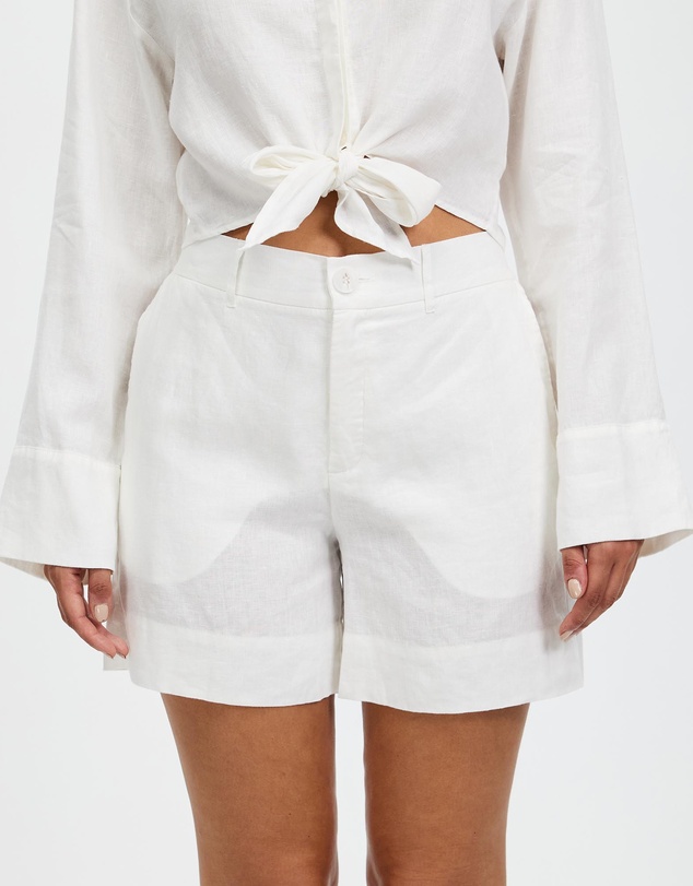 Grace Willow - Holly Linen Shorts