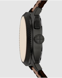 Fossil - Machine Brown Analogue-Digital Watch