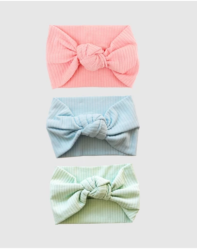 WITH LOVE FOR KIDS - 3 Pack Knot Headband - Babies - Kids