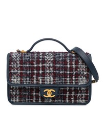 Pre-Loved by Azura Reborn - Pre-Loved Small Tweed School Memory Top Handle Flap