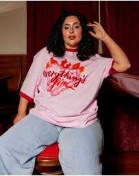 SMWR. by The Somewhere Co - Libra Astrology Oversized Tee