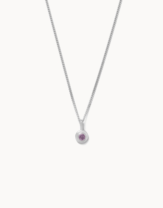 Kirstin Ash - Birthstone Necklace February Amethyst