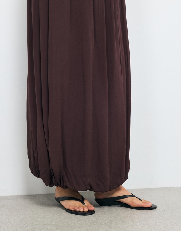 AERE - Nila Gathered Maxi Dress