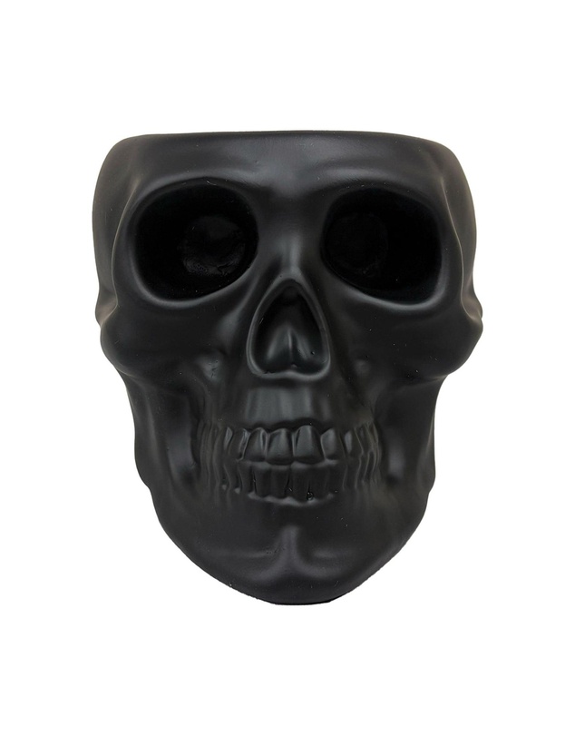 Urban Attitude - Urban Attitude Skull Statue - Matte Black