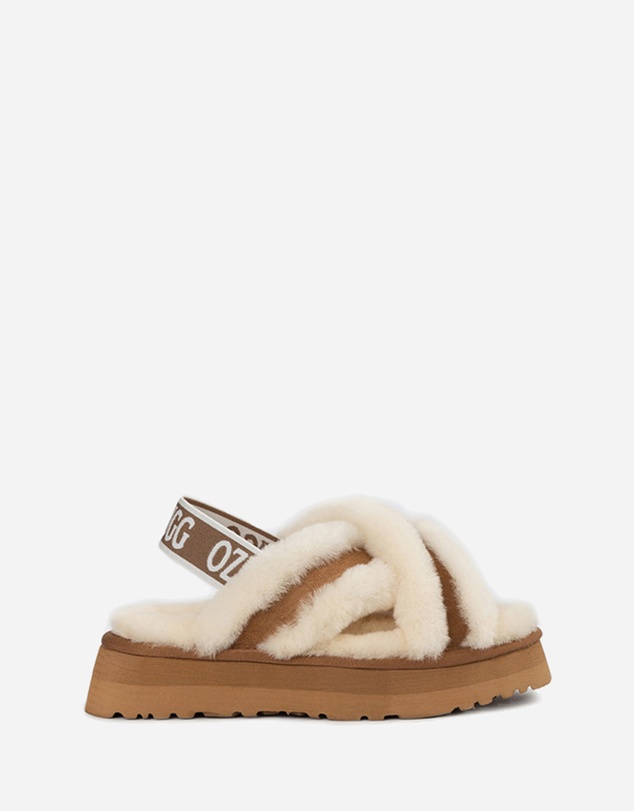 Ozwear Connection Uggs - Ugg Adele Platform Slipper(Elastic Backstrap) (Water Resistant)