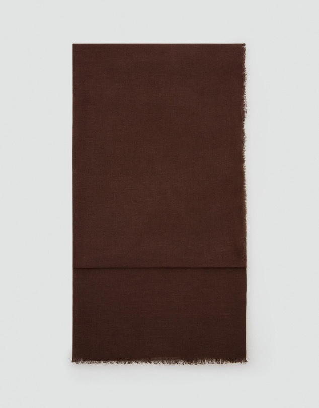 M.N.G - Frayed Edge Linen Scarf