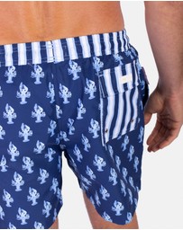 Tolu Australia - Blue Lobsters Swim Shorts