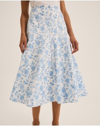 Review - Charlotte Floral Midi Skirt