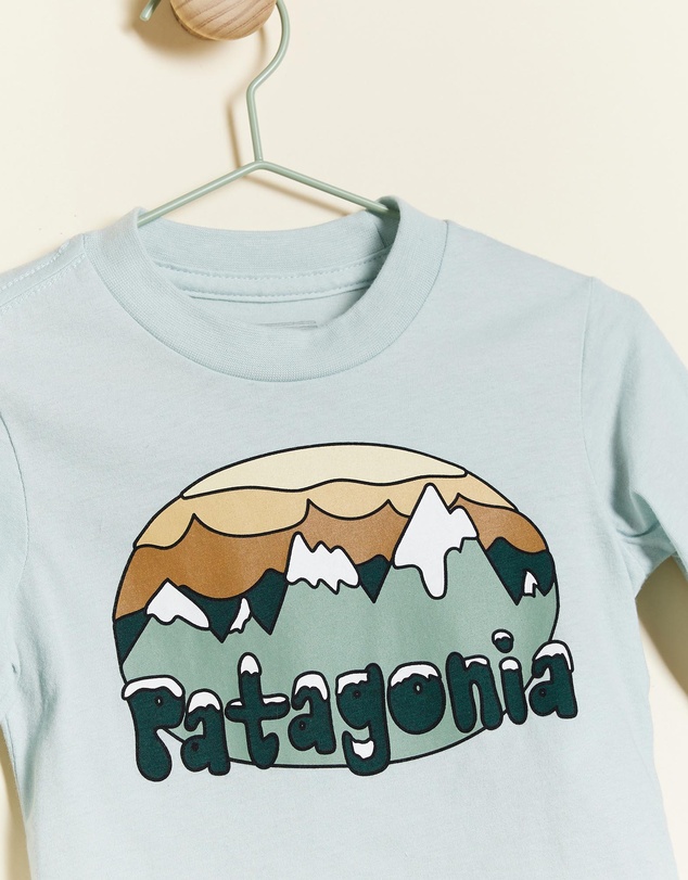 Patagonia - Long-Sleeved Fitz Roy Flurries T-Shirt - Babies