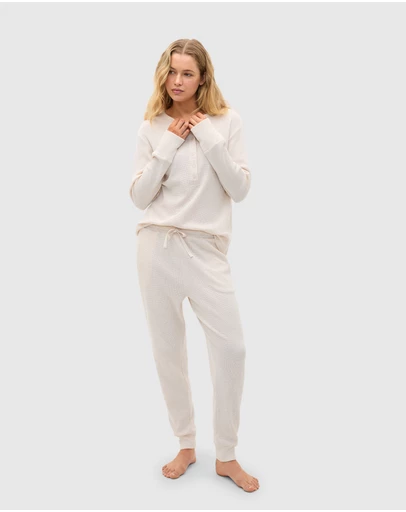 Seed Heritage - Waffle Top and Pant PJ Set