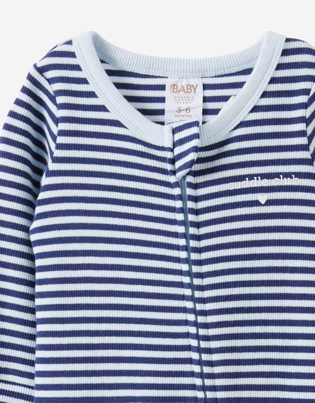 Cotton On Kids - Growie Long Sleeve Zip Romper