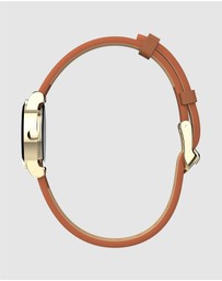 TIMEX - Cavatina 18mm Leather Strap Watch