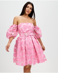 Romance by Honey and Beau - Selena Puff Sleeve Dress