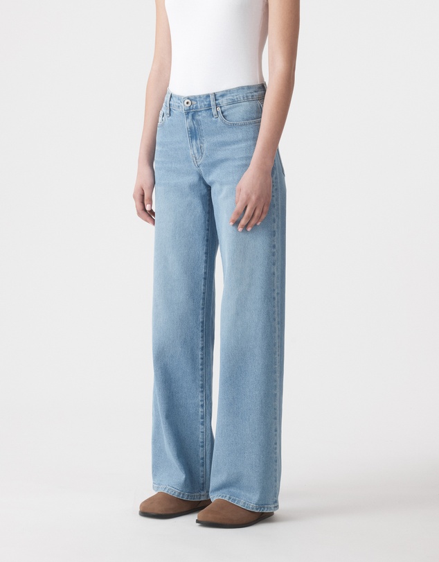 Outland Denim - Mia Mid Wide Jeans