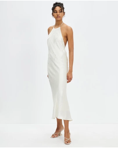 Third Form - Crush Bias Halter Dress