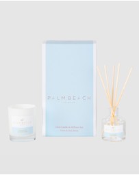 Palm Beach Collection - Yuzu & Sea Moss Mini Candle & Diffuser Gift Pack