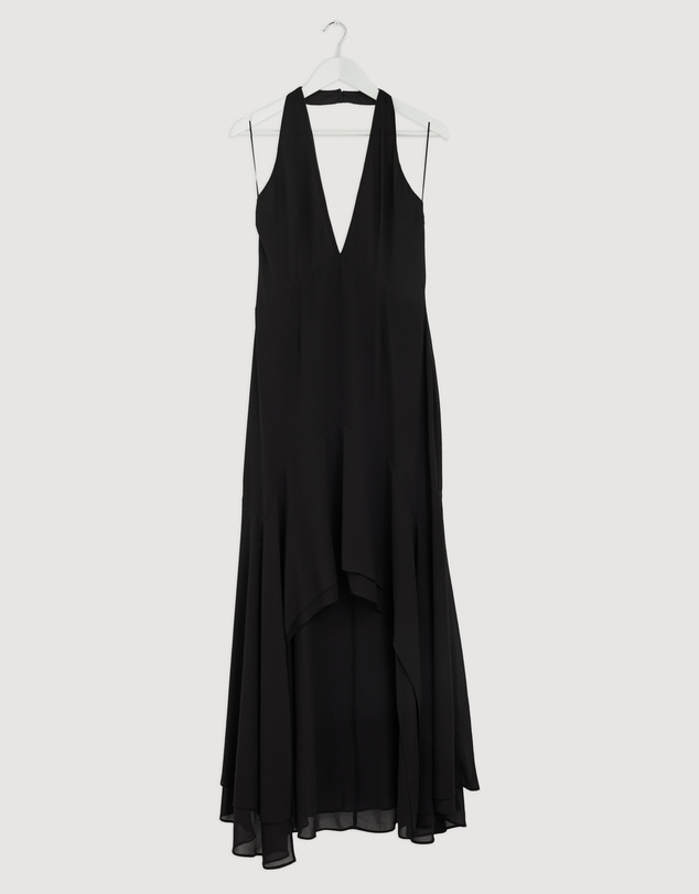 Revibe - Repaired CHANCERY Freya Halter Midi Dress - AU 12