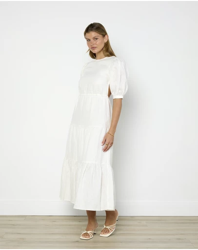 Cirkular - Pre-Loved - SIR. Lorena Tiered Midi Dress