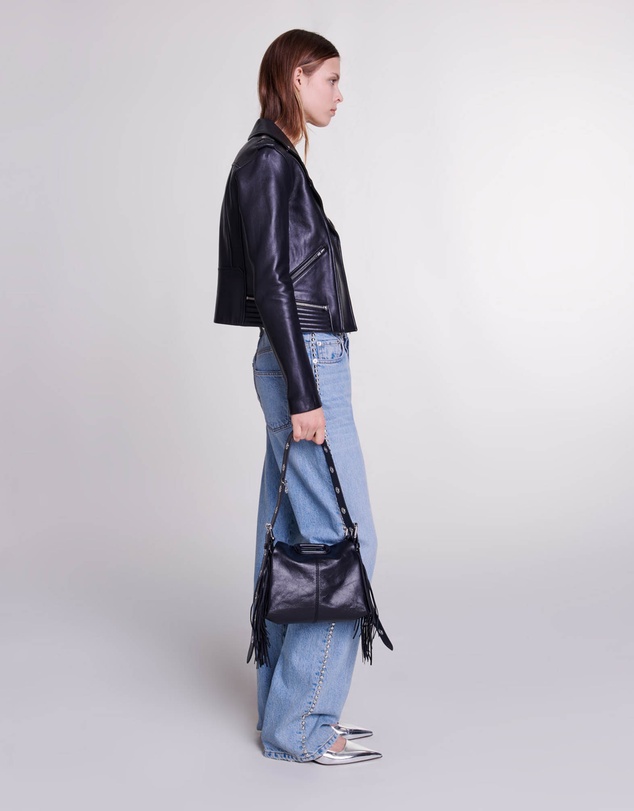 Maje - Basaltm Leather Jacket