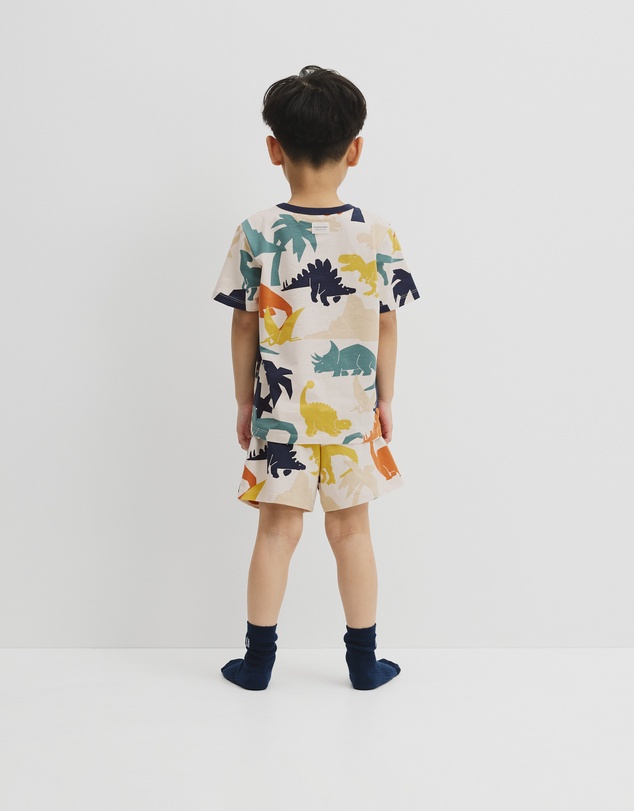 Country Road - Australian Cotton Short Sleeve Dino Pyjama Set