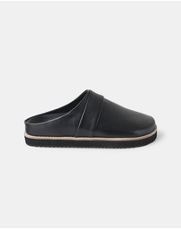 Walnut Melbourne - Palmer Leather Mule