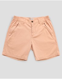 Mosmann - Brando Chino Shorts - Coral