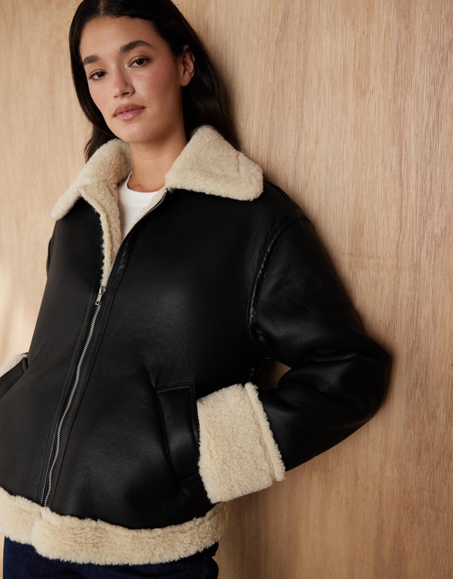 Atmos&Here - Maverick Shearling Jacket