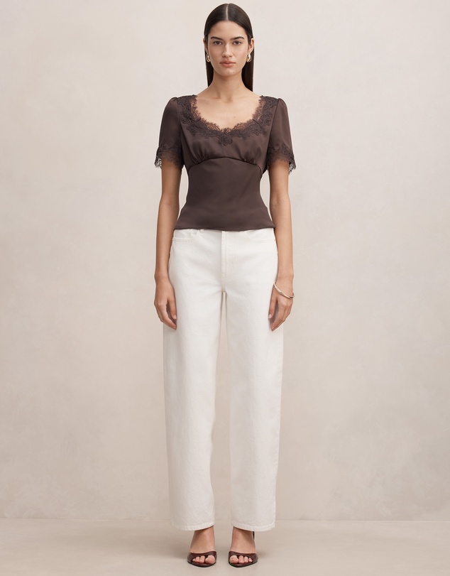 Forever New - Juliette Lace Trim Top